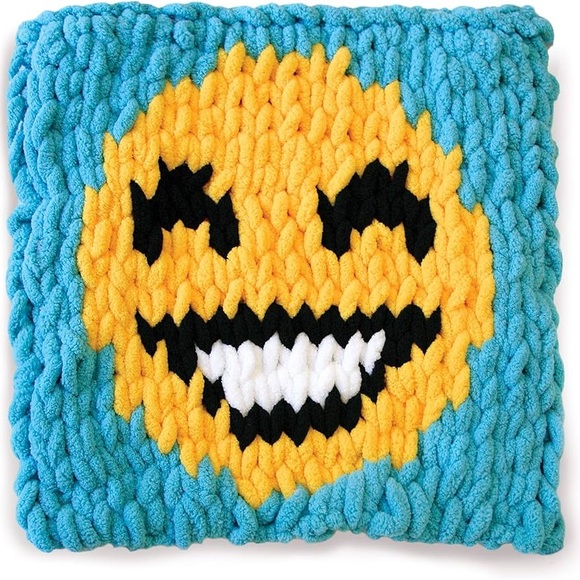 off the hook smiley face and cookie monster discontinued loop yarn - Picture 3 of 4